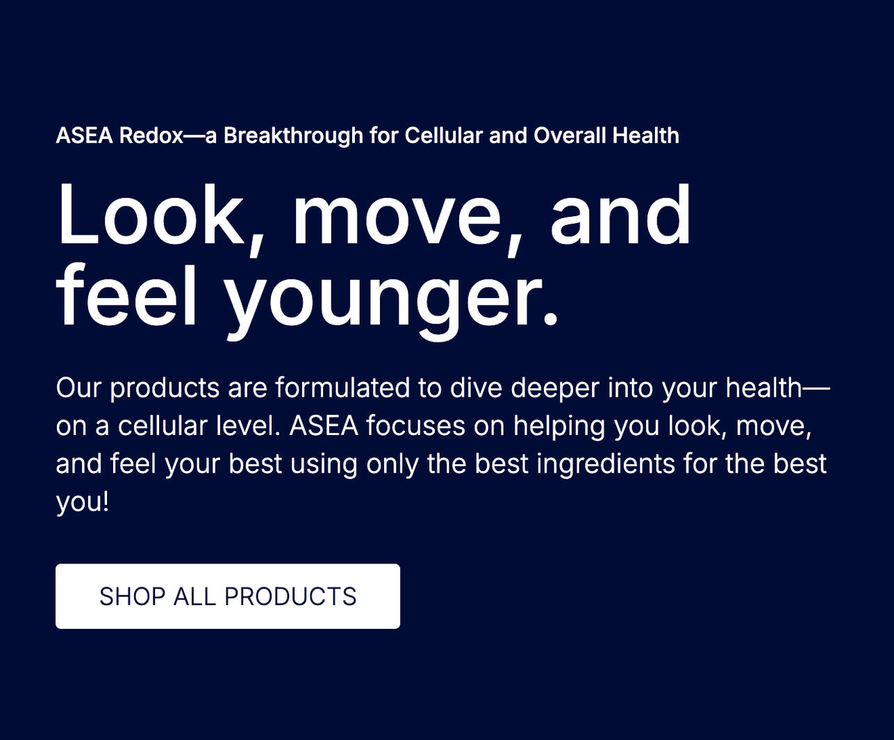 Achieve more, do more, and be more every day with a sustained boost to your body and mind—specifically formulated to improve performance starting at the cellular level.